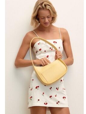 NWT $230 Maeve Cherry Embroidered / Cherry Appliqué Mini Dress Size 8